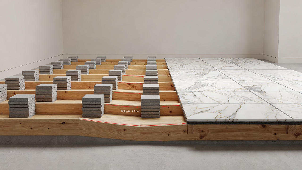 How Marble Composites Alter Joist Deflection Patterns Under Sustained Residential Floor Loads